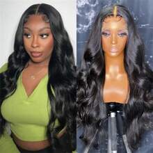 Elegant Body Wave 13x6 Lace Front Wig For Women - Pre-Plucked With Natural Hairline, 200% Density Human Hair, Versatile For All Skin Tones