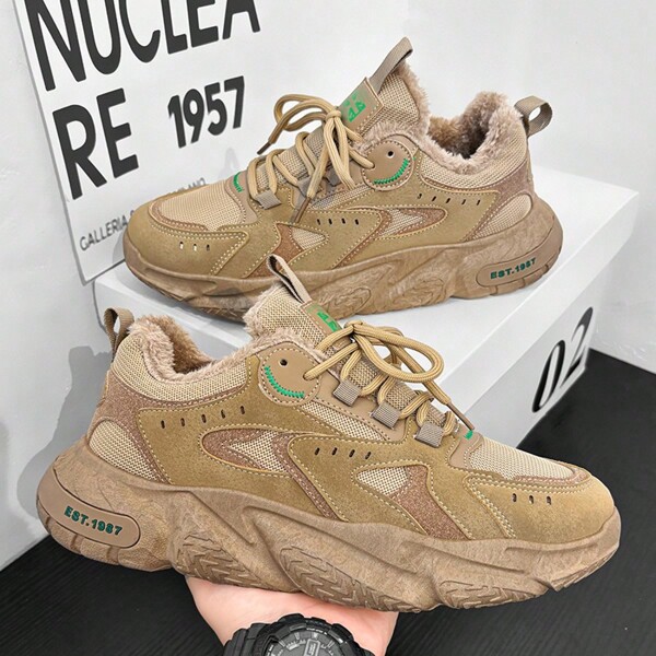 Zapatillas deportivas casuales de para hombre, zapatillas gruesas de moda, calzado versátil para todas las estaciones, primavera