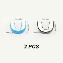 Set de 3 piezas/2 piezas/1 pieza de protector bucal de boxeo para entrenamiento de lucha, protector bucal de gel de máxima protección unisex para rugby, boxeo, taekwondo, sanda y artes marciales mixtas - Protección máxima para los dientes y la mandíbula - Multicolor - Ver 17