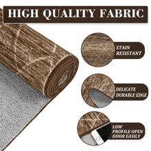 Modern Geometric Area Rug Machine Washable Area Rug Super Soft Rug Stain Resistant Non-Slip Foldable Rug For Living Room Bedroom Playroom Office