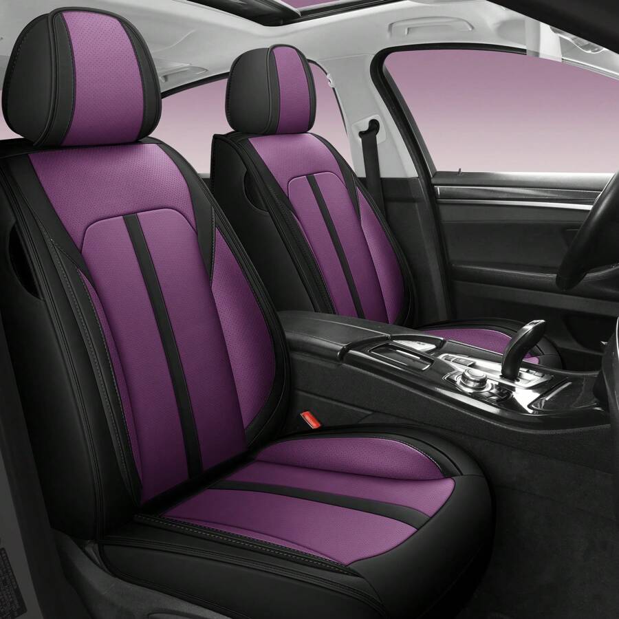 JDWBT Fundas Asientos Coche, Universal Juego de Fundas para Asientos de Coche, Funda Asiento para Delantero Trasero Completo 5 Asientos,Compatibles con la Mayoría de Las Camionetas SUV sedán