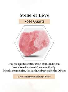 1pc Natural Rose Quartzs Crystal Stone Beads Round Loose Spacer Beads For Jewelry Making DIY Bracelet Necklace  4/6/8/10mm - Pink - View 3