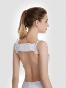 1 pieza, Corrector de postura ajustable unisex - Alivio de la joroba y soporte de espalda, Soporte de espalda de tela transpirable, Soporte de espalda para hombres (Se puede usar hasta 80-120 libras) Accesorios de gimnasio - Multicolor - Ver 8