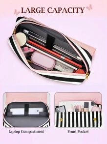 MATEIN Briefcase For Women, 15.6 Inch Convertible Laptop Briefcase Backpack With Bow, Cute Messenger Bag, Kawaii Bag, Computer Messenger Crossbody Laptop Tote Bag Carrying Case, Laptop Bag For Women Girlfriend Wife, Pink Laptop Bag, Small Messenger Bag For Women, Messenger Bag Cute,Suitable For College Work Travel, Pink