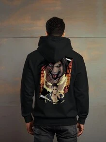 On Titan Shingeki No Kyojin Eren Transformation Cang 0297 NERD VEST Sweatshirt - 黑色 - 查看 4
