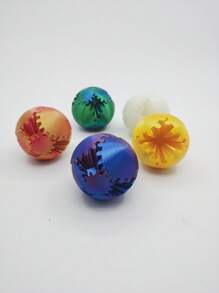 3D Printed Gear Transformable Ball - Multifunctional Decoration For Cars, Home And Office, Movable Joint Model - Random Color 2 Pack - View 3
