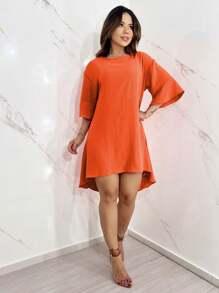MULLET DRESS - Orange - View 3