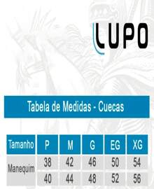 Kit com 2 Cuecas Boxer Lupo 784-016