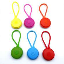 1 件 LED 背包吊灯，户外警示信号灯，圆形发光挂绳闪光吊灯，多色可选，电池供电，适合夜间跑步、骑自行车、露营和宠物项圈照明 - 掛件燈 - 查看 5