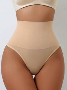 1 pièce Pantalon de sport taille haute pour femmes, [Ajustement serré, si un ajustement ample est souhaité, veuillez commander 1-2 tailles de plus] Pantalon gainant pour le ventre, short culotte taille fine accessoire de gym