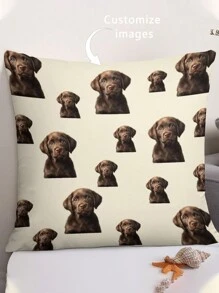 Customizable Photo Pillow Collage, Personalized Christmas Gifts For Grandma, Custom Throw Pillow With Text, Logo, Picture Collage Pillows