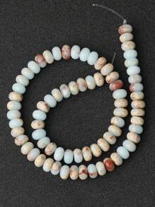 5*8公釐算盤形狀帝王石瑪瑙珠寶珠DIY鬆散間隔珠供珠寶手鍊製作配件使用 - 彩色 - 查看 2