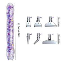 1-Set Diamond Painting Luminous Pens With Metal OR Plastics Tips Kit,Glow In The Dark Comfort Grip Diamond Dot Pens For Diamond Art Accessories And Tools - Multicolor - View 4