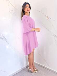 MULLET DRESS - Baby Pink - View 4