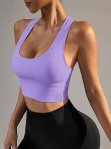 Yefecy Sports Bras For Women High Support, Seamless Padded Racerback Sports Bras For Yoga Gym Running And Workout
