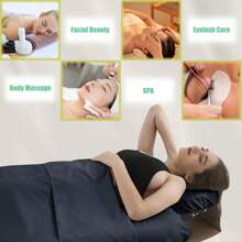 4 Sets Of Microfiber Massage Table Sheets Set 3 Pieces Of Massage Table Cover Set Is Soft And Wrinkle-Free, Including Table Cover, Bed Sheet And Face Rest Set Suitable For SPA Beauty Salon Tattoo (Beige)