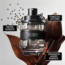 Spicebomb Eau De Toilette - Woody & Spicy - Cologne For Men - 90ml / 3.04 Fl.Oz - 黑色 - 查看 2