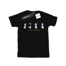 Disney T-shirt in nero a forma di Olaf di Frozen 2 per uomo - nero - Visualizzare 1