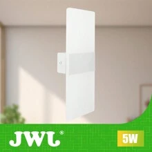 JWJ alta calidad moderna LED rectangular wall lamp, 5W tricolor luz, IP20 a prueba de agua, blanco/negro, diseño de moda sentido interior wall lamp luz decorativa al aire libre, ideal para patio, pasillo, hotel, dormitorio, sala de estar