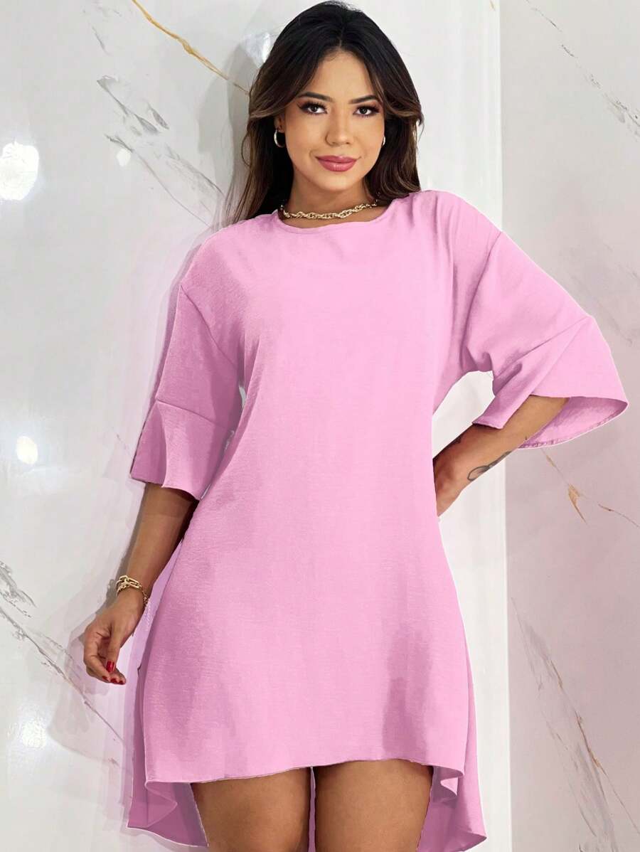 MULLET DRESS - Baby Pink - View 1