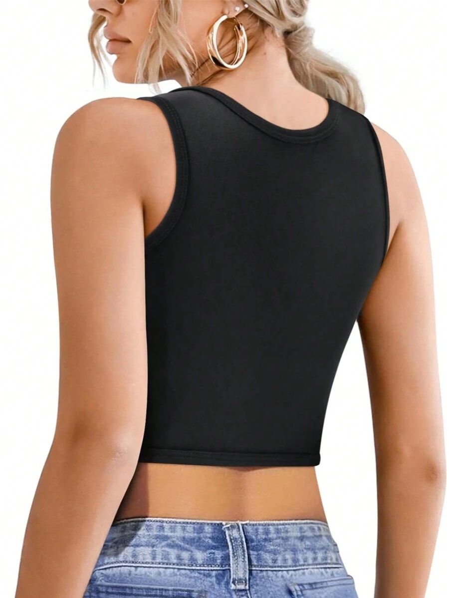 Women Chest Binder Bra Bustier For Transgender FTM Short Corset Zip Up Elastic Binder Trans Tank