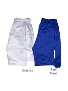Kit 2 Dry Fit Bermuda Shorts Sports Training With Zipper Pocket! Resale - 薑色 - 查看 11