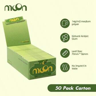 Moon 50 Booklet 70*36mm Rolling Papers