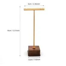 1 chiếc giá trưng bày trang sức bằng gỗ óc chó, giá để trưng bày vòng cổ, bông tai, phụ kiện chụp ảnh, đồ trang trí triển lãm trang sức, quà tặng cho phụ nữ, đồ trang trí phòng. - Nhiều màu - Xem 7