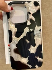 Elegant Retro Bicolor Leopard Print Double Layer Protective Phone Case, Suitable Compatible With Apple 15 Pro, 16/17/17 Pro/17 Pro Max Series, Anti-Drop Phone Cover Waterproof Shockproof Scratch Resistant