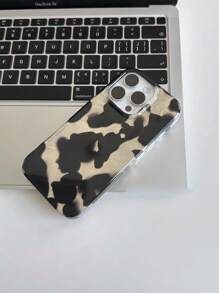 Elegant Retro Bicolor Leopard Print Double Layer Protective Phone Case, Suitable Compatible With Apple 15 Pro, 16/17/17 Pro/17 Pro Max Series, Anti-Drop Phone Cover Waterproof Shockproof Scratch Resistant