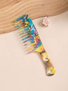 1pc Large Wide-Toothed Hair Comb, Classic Design Essential For Home, Travel & Styling, Suitable For Wet & Dry Hair, Perfect Gift For Friends & Family