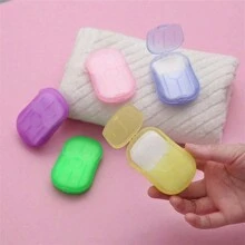 5 Boxes/100 Sheets, 10 Boxes/200 Sheets, 20 Boxes/400 Sheets, Colorful Travel Essential! Disposable Soap Sheets, Fresh And Portable, New Favorite For Hiking And Camping. Mini Soap Sheets, 5 Colors Available, Clean And Hygienic. - Multicolor - View 5