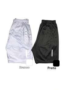 Kit 2 Dry Fit Bermuda Shorts Sports Training With Zipper Pocket! Resale - 紫色 - 查看 11