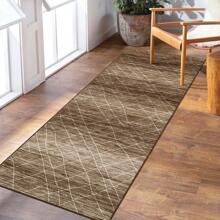 Modern Geometric Area Rug Machine Washable Area Rug Super Soft Rug Stain Resistant Non-Slip Foldable Rug For Living Room Bedroom Playroom Office