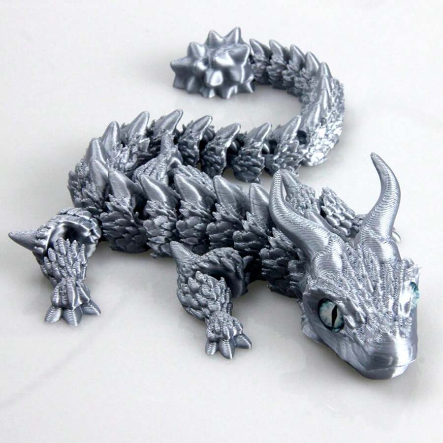 3d printed dragon flexible 3d printed fidget toys cool articulated
