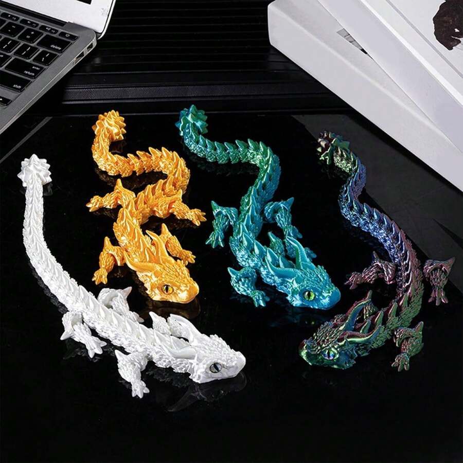 3d printed dragon flexible 3d printed fidget toys cool articulated