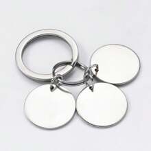 1pc Personalized Custom Laser Engraved Kids Name Portrait Key Chain, Kids Art Photo Headshot - Perfect Gift To Celebrate Childhood Milestones, Jewelry Accessories, Bag & Wallet Charm, Perfect For Birthday, Family Gifts, New Year & Gifts