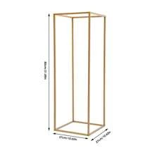 10-Piece 80/60cm Golden Vases Metal Stand, Geometric Centerpieces For Tables, High Quality Iron Plastic, 22lbs Load Capacity Per Stand, Decorative Flower Stands For Home, Events, Parties, Wedding Receptions,Idel Gift For Couple - Gold - View 4