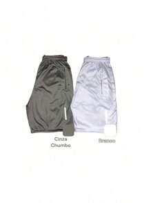Kit 2 Dry Fit Bermuda Shorts Sports Training With Zipper Pocket! Resale - 深灰色 - 查看 1