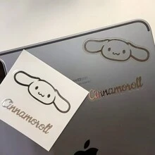 Sanrio [Best Seller]Official Sanrio High-Quality Cartoon Silver Stickers, Hello Kitty, Kuromi Waterproof INS Cute Stickers For Scrapbooking
