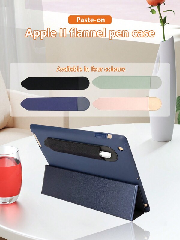 1pc Touch Pen Storage Bag, Self-Adhesive Touch Pen Case, Touch Pen Sleeve, Perfect Touch Pen Organizer