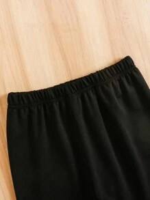 Bộ áo nỉ dài tay in chữ thể thao nhiều màu cho bé gái tuổi teen và quần nỉ, trang phục thường ngày cho mùa xuân/thu - Màu tím - Xem 6