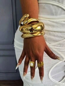 1Pc Cuff Bracelets,Gold Bangles,Wide Bangles, Chunky Bracelet, Bracelet Set, Wide Bracelet, Bracelet For Women,Gift For Her