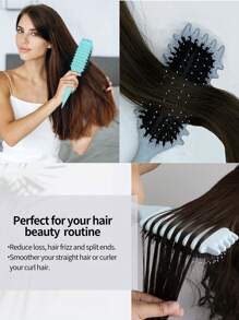 Juego de brochas definidoras de rizos para cabello rizado, Kit de 3 peines para desenredar y peinar con cepillo de contorno, peine de punta y garfio de limpieza de Candybrush