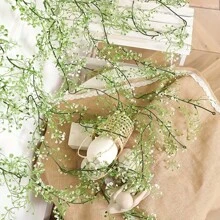 1/3 peças, 230 cm/90,5 pol., Videiras artificiais de vime, plantas de videira suspensas, guirlanda de flores artificiais, decoração de folhas artificiais, guirlanda de folhagens, adequada para decoração de casamento, peças centrais, adereços para fotos, decoração externa, decoração de quarto, decoração de casa, decoração de Natal - Verde - Ver 3