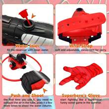 1pc Water Guns, Spider Web Shooters Toy Water Gun, Summer Outdoor Toys For Kids, Wrist Water Sprayer Toy With Glove, Backyard Fun Gift For Kids Outside (Some Accessories Have Random Colors)