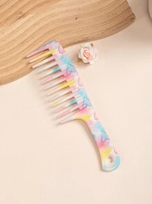 1pc Large Wide-Toothed Hair Comb, Classic Design Essential For Home, Travel & Styling, Suitable For Wet & Dry Hair, Perfect Gift For Friends & Family