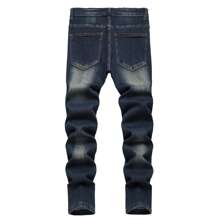 JUNBAOSS Men's Slim Fit Stretch Jeans Ripped Skinny Jeans For Men, Fashion Distressed Straight Comfort Flex Waist Pants - Hoài niệm 2010 - Xem 2