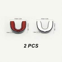 Set de 3 piezas/2 piezas/1 pieza de protector bucal de boxeo para entrenamiento de lucha, protector bucal de gel de máxima protección unisex para rugby, boxeo, taekwondo, sanda y artes marciales mixtas - Protección máxima para los dientes y la mandíbula - Multicolor - Ver 19