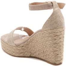 Summer Vacation Casual Thick Sole Platform Sandals - Khaki - View 3